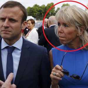 Emmanuel Macron & her Wife
