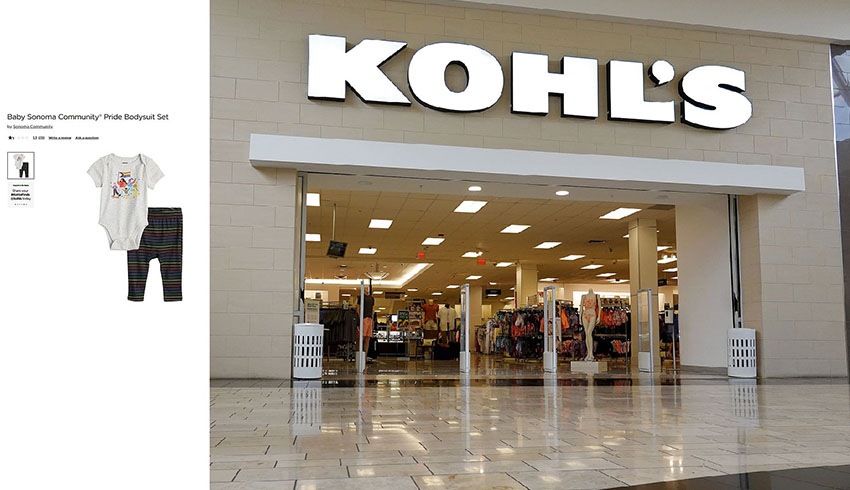 Kohl's LGBTQ+ apparel controversy