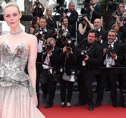Elle Fanning Cannes dress