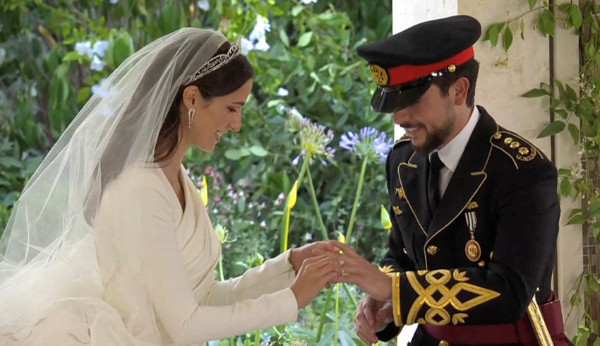 Jordan's crown prince weds Saudi architect